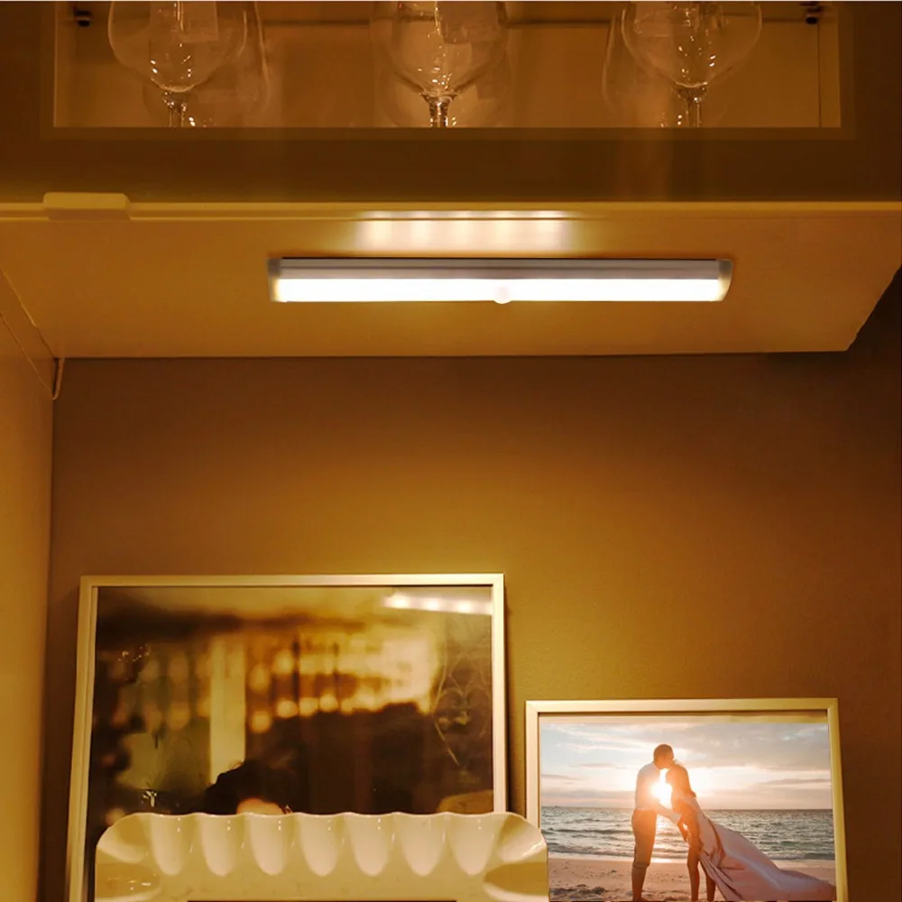 Online Free Shipping Le Under Cabinet Lighting Motion Sensor Online Free Shipping Le Under Cabinet Lighting Motion Sensor Light Battery Ed 10 Super Bright Leds Daylight White Warm Aliexpress