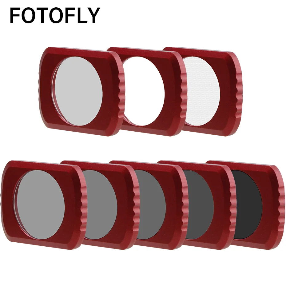 FOTOFLY для OSMO карманный фильтр UV/CPL/ND 8 16 32 64 набор фильтров для объектива для DJI Osmo Карманная камера аксессуары Магнитная Адсорбция