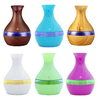 

300ml LED Air Humidifier 7 Color Changing Aroma Essential Oil Diffuser Remote Control Mist Maker