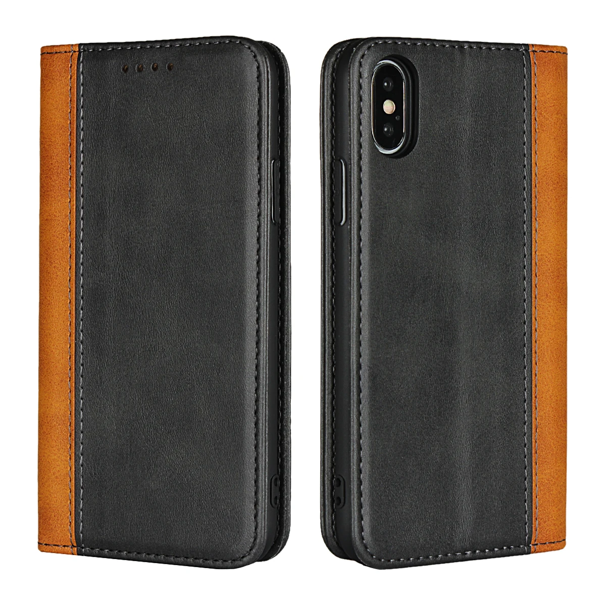 Чехол Кошелек Deekite для iPhone XS с цветной откидной крышкой и отделением карт