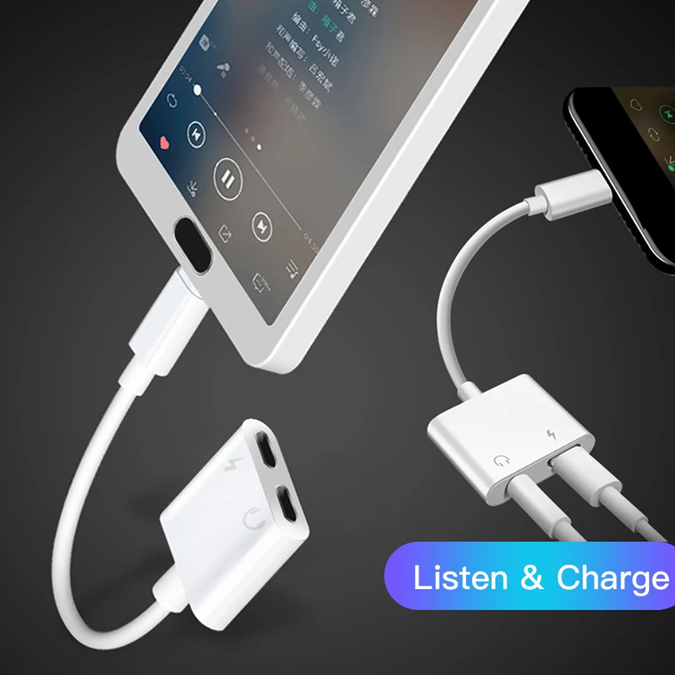 ACCEZZ DAC usb type C адаптер для быстрой зарядки для Xiaomi huawei 3,5 мм разъем для наушников аудио Aux разъем двойной адаптер type-C