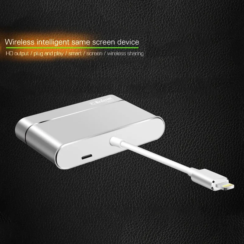 

Mirascreen X6L 1080P HDMI For Lightning AV HDMI/HDTV TV Digital display Cable Adapter any cast for iphone 6 7 power by Ezcast tv