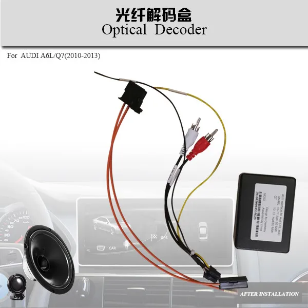 NAVITOPIA автомобильные аксессуары оптоволоконная коробка для Audi автомобильный DVD