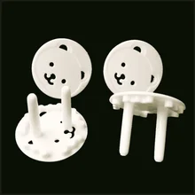 1 шт. ЕС стенд разъем питания крышка Медведь Форма электрическая розетка Детская безопасность анти Электрический шок заглушки протектор Вращающаяся крышка J11