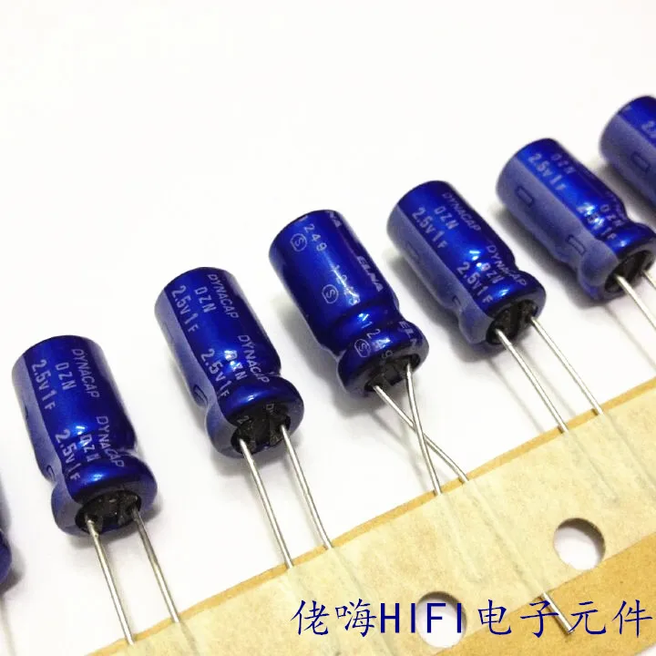 2019 Hot Sale Bolsa Electrolytic Capacitor 20pcs Farad 1f 2.5v 8*15mm Original Elna Super Dynacap Dzn 1 Million Uf Free Shipping |