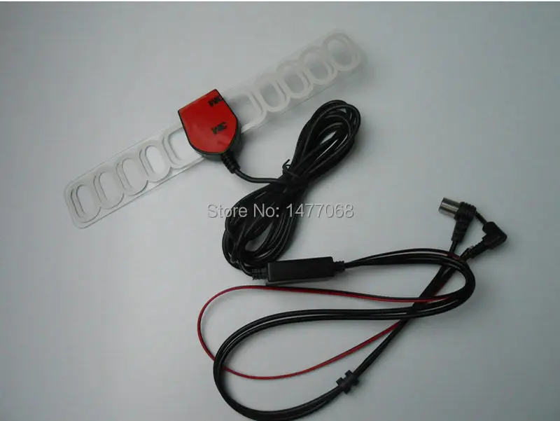 New Built-in Signal Amplifier Car Active Analog TV Antenna Auto Receivers RF & DC3.5 Connector
