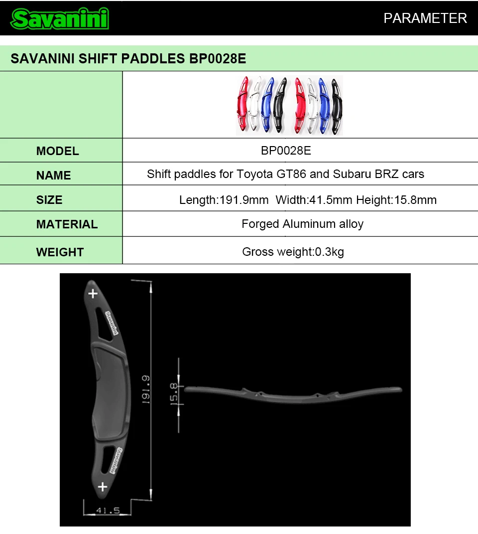 Savanini Алюминиевый Рычаг переключения передач для Toyota GT86 и Subaru BRZ/Legacy/Forester/Outback Авто Стайлинг