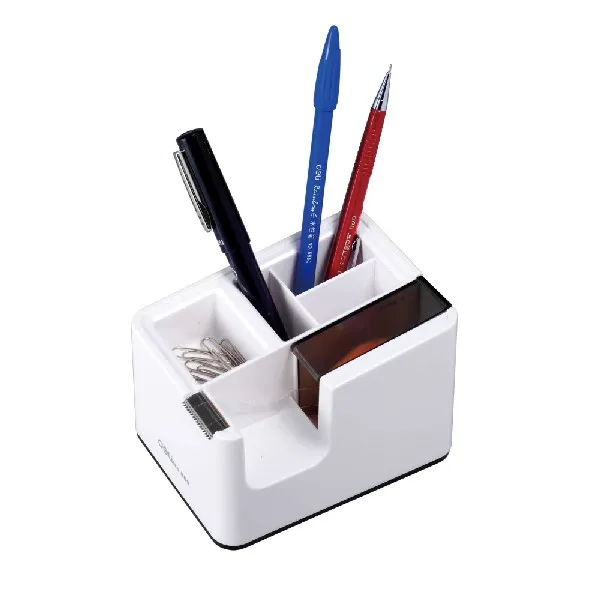 Deli 809 Multifunction Tape Dispenser Pen storage box small stationery