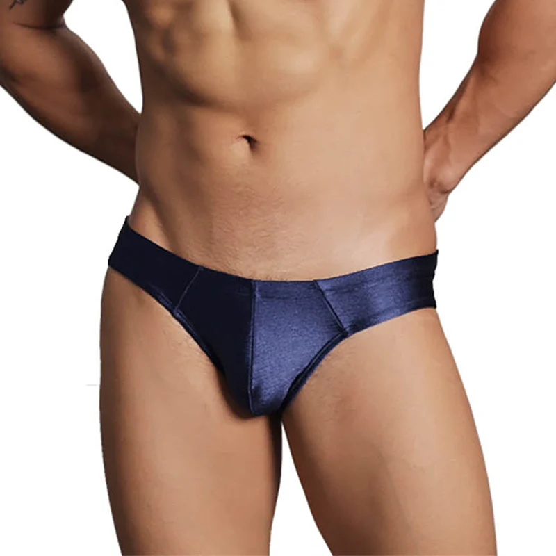 

Sexy Men Underwear Men Briefs Silky High Elastic Underpants Mens briefs Shine Bright Men Brief Bikini Underwear