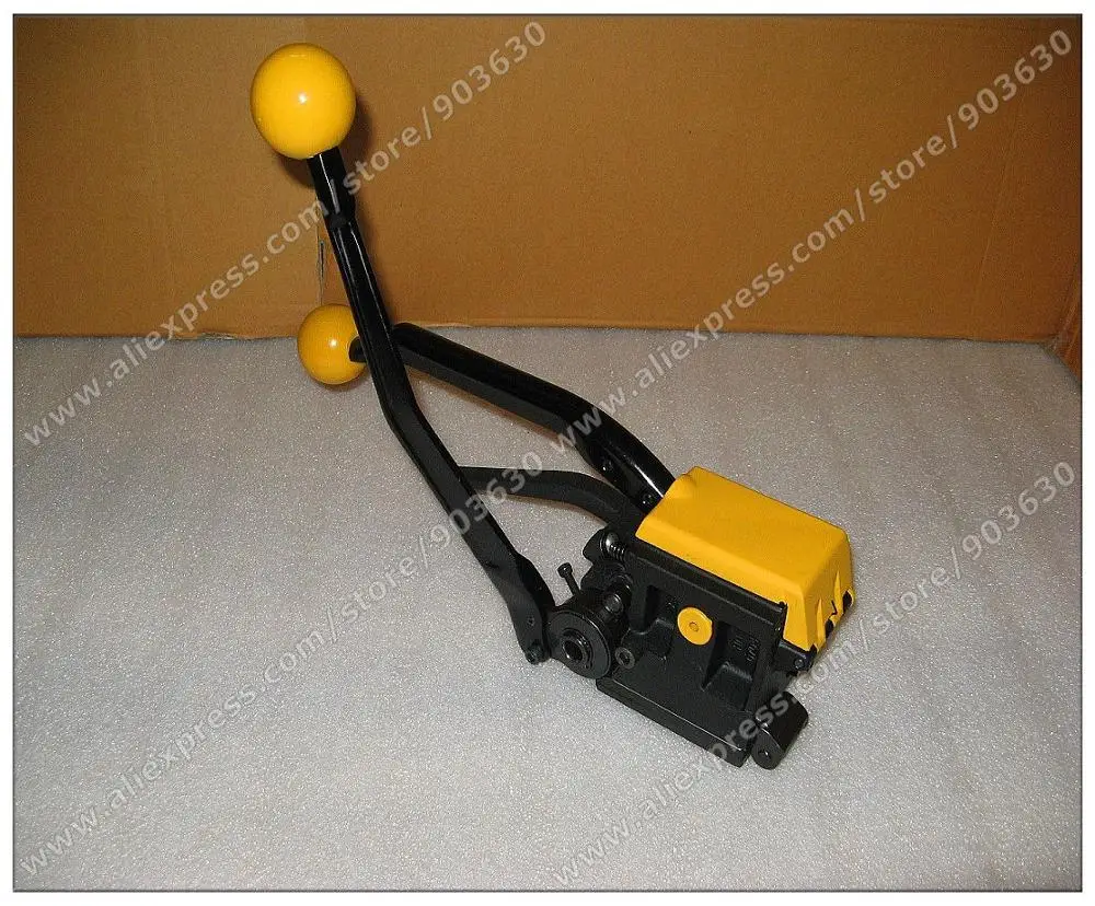

A333 Handheld Manual Sealless Steel Strapping Tool,Steel Strapping Bander portable packer for 13-19MM(1/2"-3/4")Metal Strapping