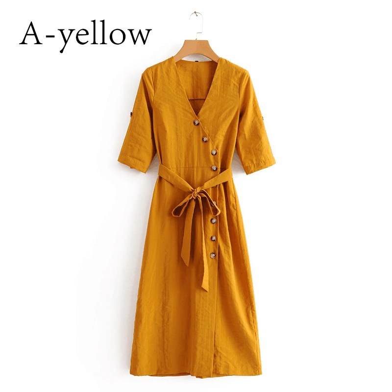 A yellow
