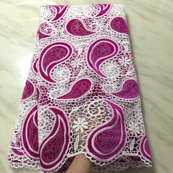

Pink Nigerian For Wedding Lace Material French Lace Fabric 2019 High Quality African 3D Beaded Tulle Lace Fabrics RF333