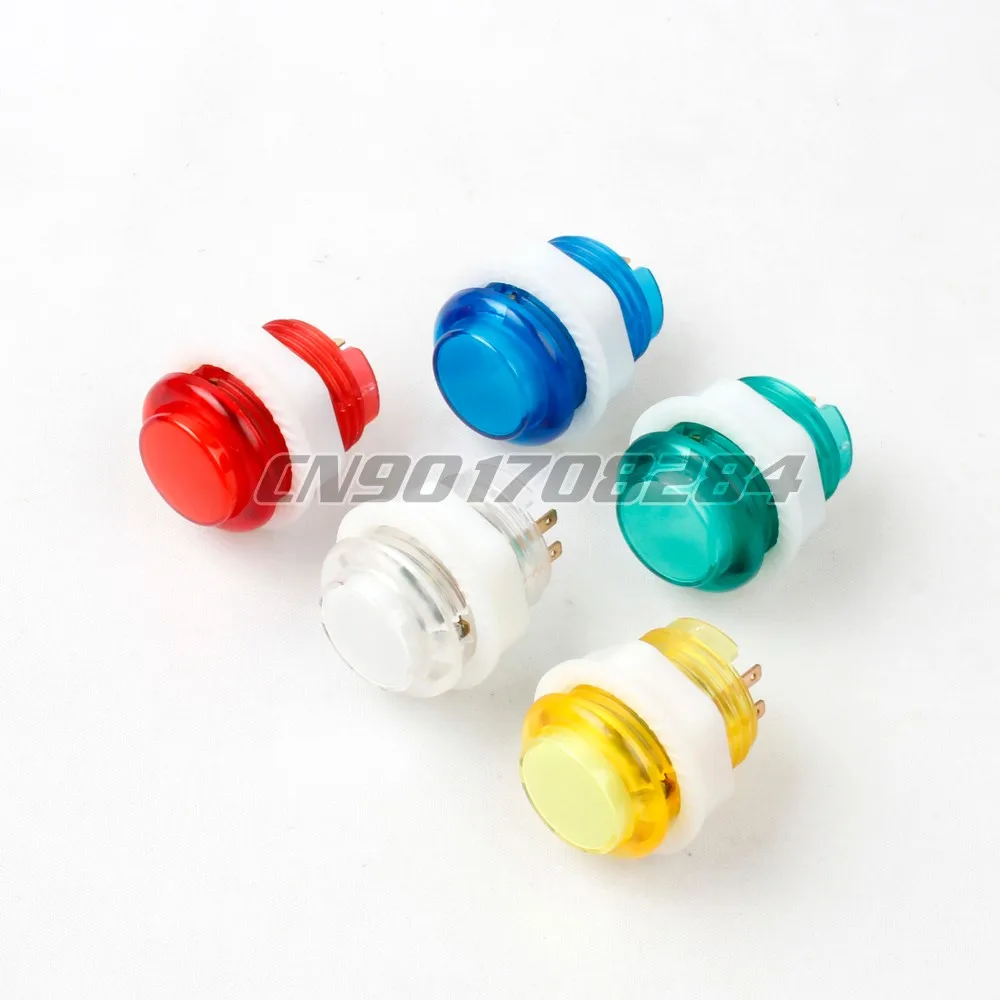 Buy 5x New 24mm LED Lit Illuminated 5V Push buttons Built in Micro Switch for
