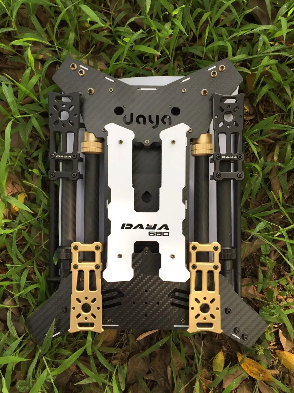 680 Daya 680 daya-680 Folding 4-Axis Carbon Fiber UAV H4 Quadcopter Frame w/Landing Gear for FPV