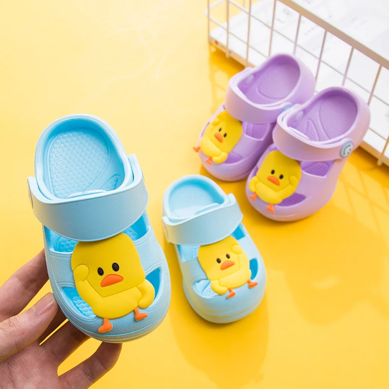 

2019 New Toddler Summer Style Brand Children's Sandals 3D Cartoon Boys Girls Beach Slippers Kids Shoes Sandal