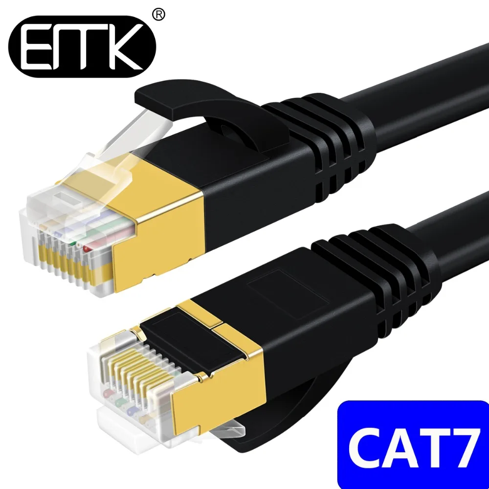 EMK CAT7 Cable RJ45 cat 7 cable rj 45 Network Cable lan Patch