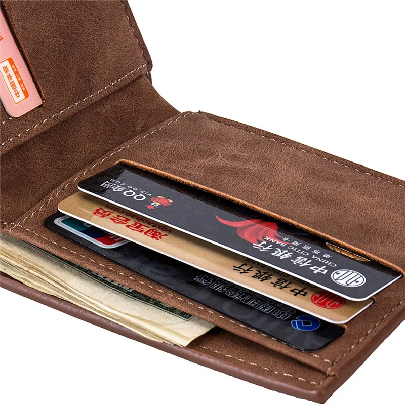  2019 New Men Wallets Small Money Purses Wallets New Design Dollar Price Top Men Thin Wallet With Co - 4000078006777