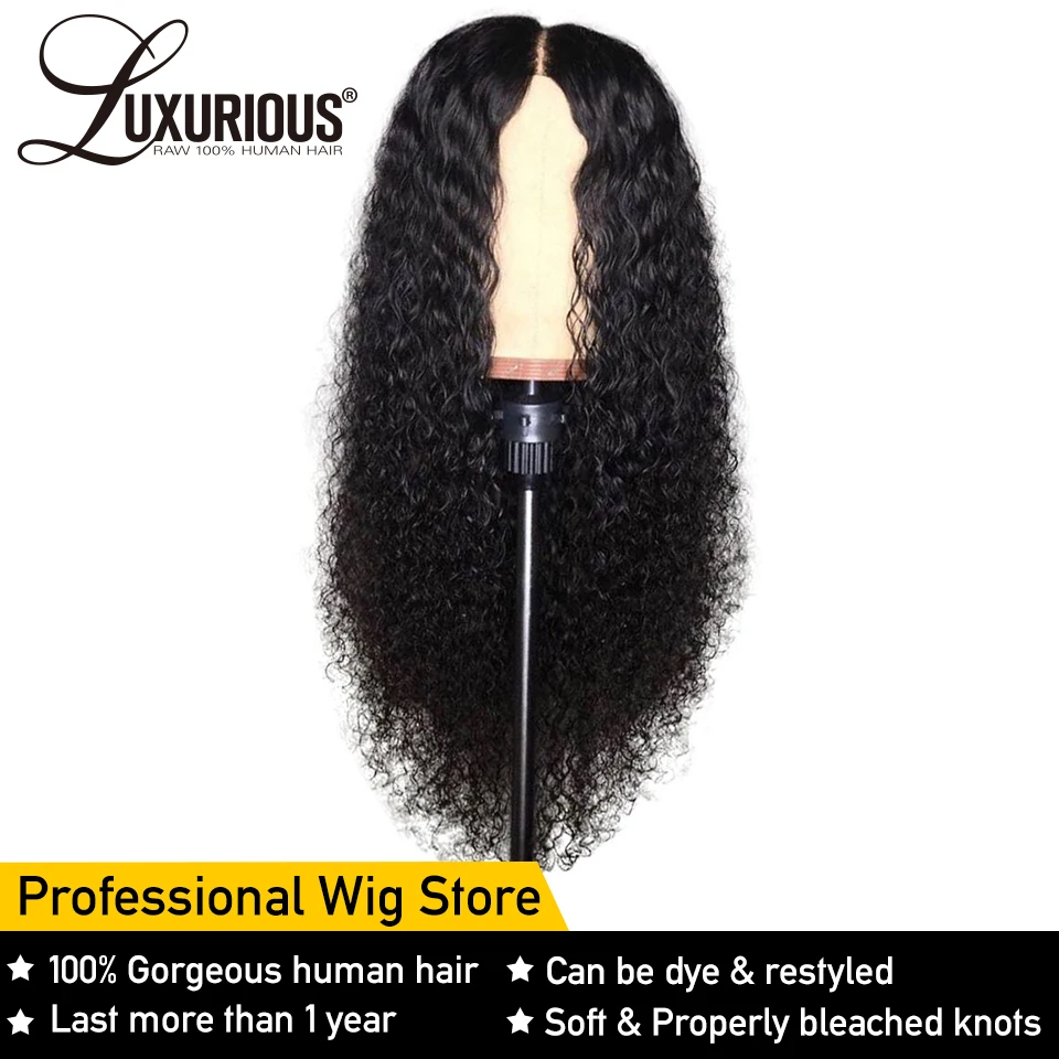 Curly Human Hair Wig Natural Color Bleached Knots Brazilian Remy Hair Lace Front Human Hair Wigs With Baby Hair Full End