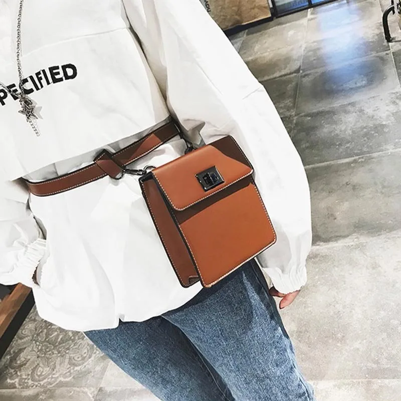 

Anreisha Women Fashion Waist Bag Brand Designer Vintage Belt Bag For Female Multi-function Women Bags Crossbody Phone Pack Bags