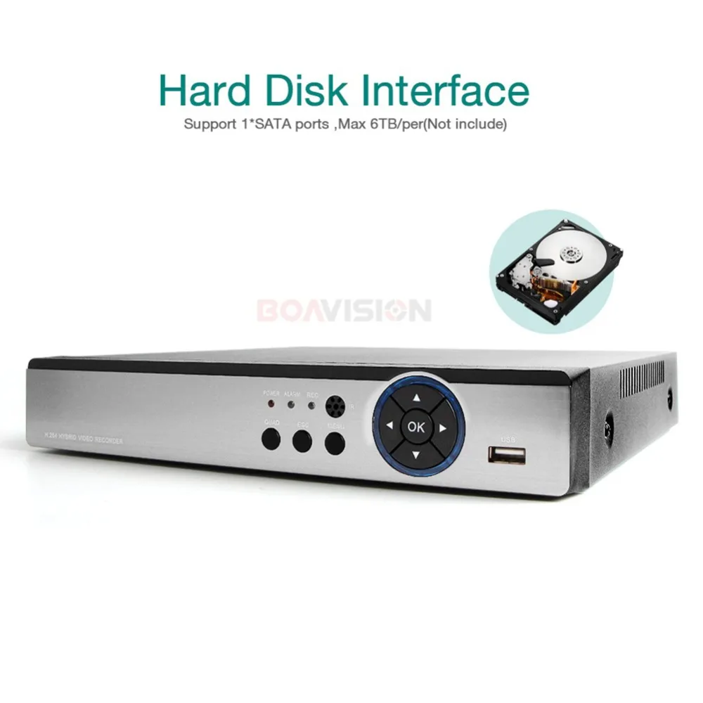 16CH AHD DVR 4MP Гибридный 8*4 Мп + 8 * IP 5 в 1 TVI CVI CVBS CCTV H.264 кодирование Onvif для камеры|dvr h.264|dvr