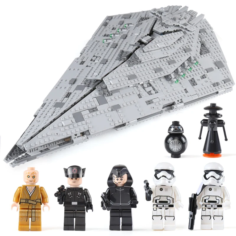 

Bela 10901 First Order Star Destroyer Model Building Block Bricks Wars Toys Set Compatible With LegoINGLY StarWars 75190