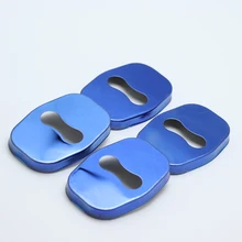 4 шт. антикоррозийный Автомобильный Дверной замок Защитная пряжка крышка для Peugeot RCZ coupe R bimota GT-line 2011- Аксессуары для стайлинга автомобилей