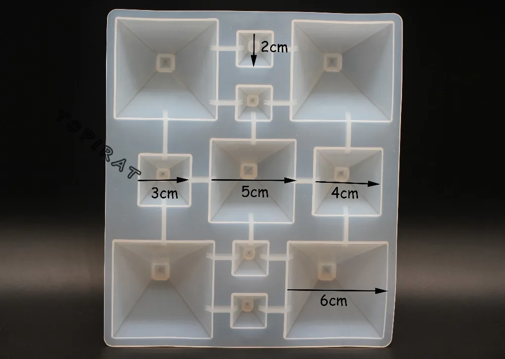 1 шт. силиконовые формы в форме пирамиды для ювелирных изделий, УФ-эпоксидные инструменты, инструменты для изготовления ювелирных изделий, DIY подвесные формы