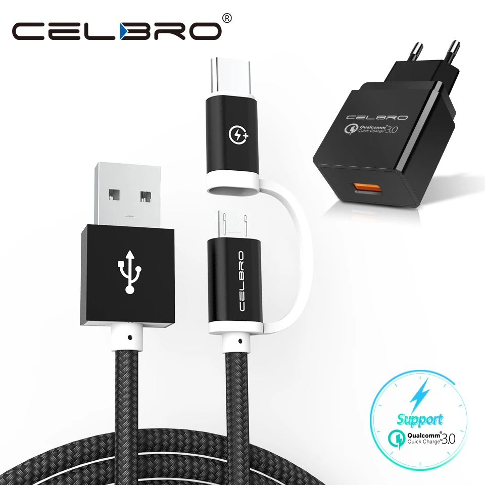 

Usb Type C Charger Phone Cable Adapter Fast Charging Quick Charge Qc 3.0 Tipe Tipo C Kabel Kablo For Samsung Huawei Power Bank