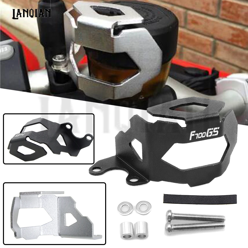 

Motorcycle Accessories Front Brake Fluid Reservoir Guard Oil Cap Protector FOR BMW F800GS F 700 GS 2013 2014 2015 2016 2017 2018