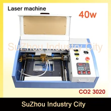 High Quality ! 110/220V 40W 200*300mm Mini CO2 Laser Engraver Engraving Cutting Machine 3020 Laser with USB Sport