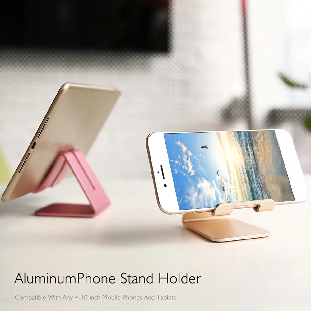 Phone Stand Smartphone Tablet Holder Aluminum Alloy 60g Portable Phone Bracket Phone Accessories