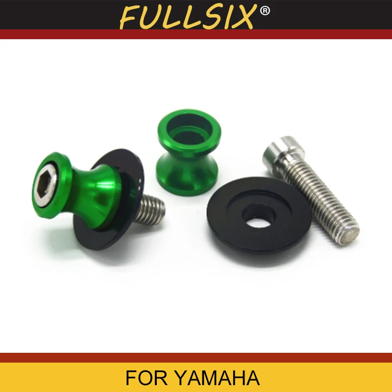 

Free delivery 6mm Motorcycle CNC Swingarm Sliders Spools Paddock Stand Bobbins Swing Arm For Yamaha MT09 MT-09 R1 R3 R6 R25 R6S