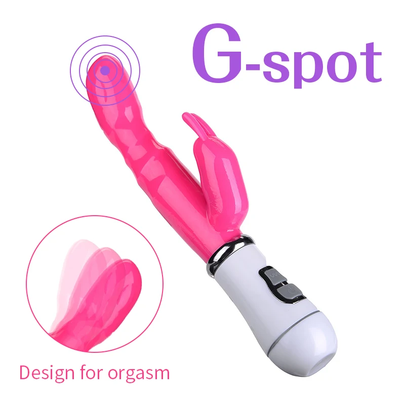 Силиконовая AV палочка Стимулятор клитора G spot Массажер Вибратор Кролика секс