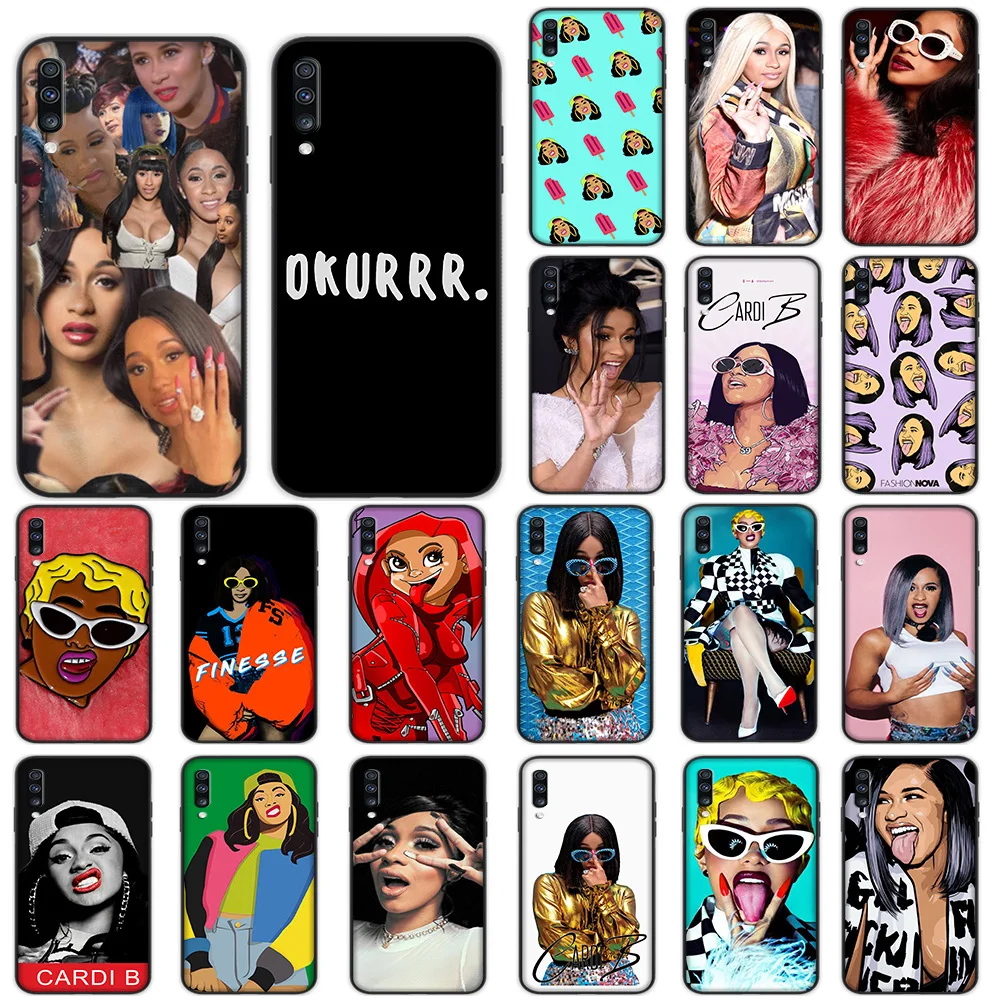 

Cardi B Soft Case for Samsung Galaxy A5 A6 A7 A8 A9 Plus A10 A20 A30 A40 A50 A60 A70 M40 Cover