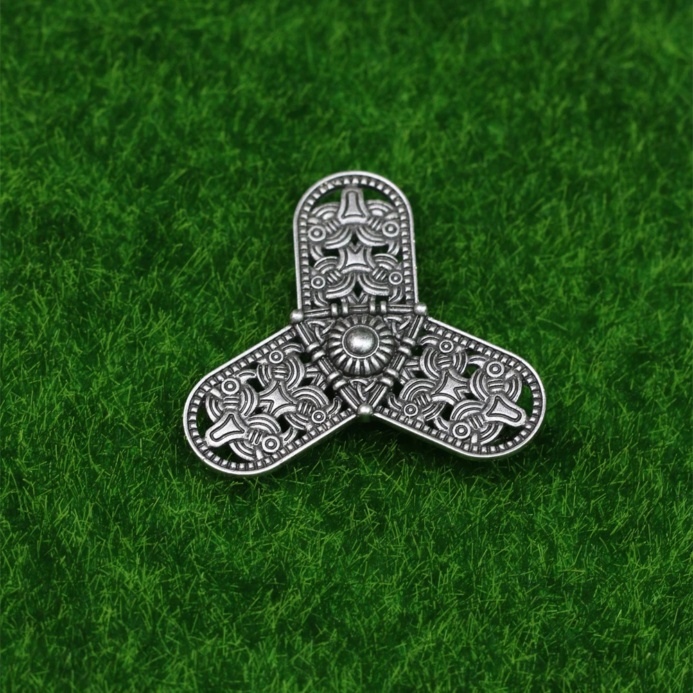 

Langhong 10pcs Sweden Nordic Vikings Amulet Sweden Scandinavian Fibula Set Brooches Viking brosch jewelry Talisman