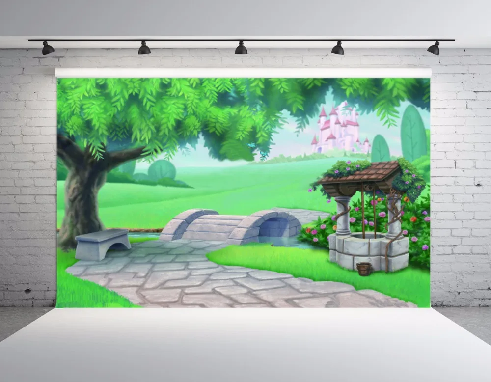 SHENGYONGBAO Castle theme Vinyl  Photography Backdrops  Prop Custom Photography Background CA418