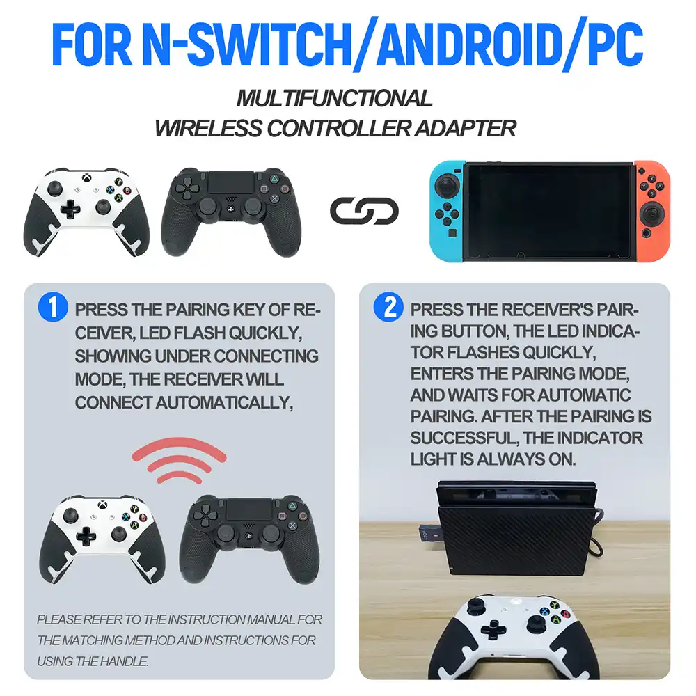 Ipega Pg 9132 Multi Function Wireless Receiver Compatible For Ps4 Wii U Switch Pro Controller To For Nintend Swich Android Pc Replacement Parts Accessories Aliexpress Ipega Pg 9132 Multi Function Wireless Receiver Compatible For Ps4 Wii U Switch Pro Controller To For Nintend Swich Android Pc Replacement Parts Accessories Aliexpress