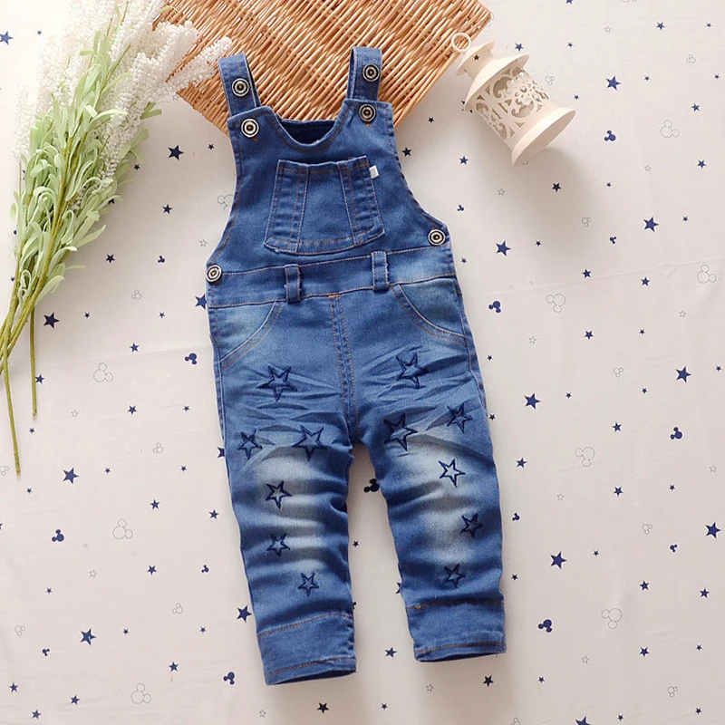 Denim Overalls New High Quality Baby Overalls Fashion Star Infant