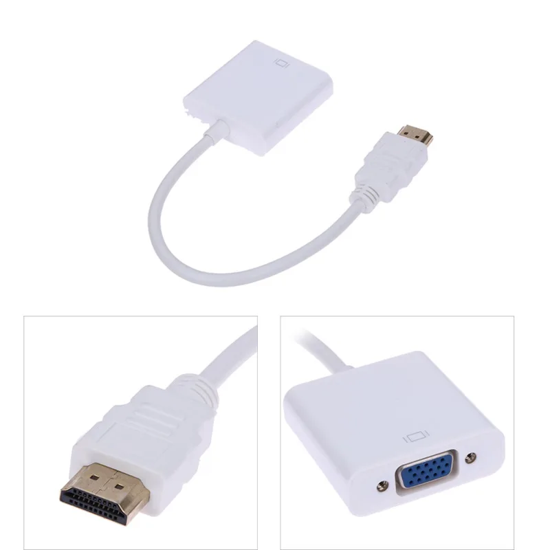 Адаптер 25 см 50/60 Гц USB 1080P HDMI VGA переходник штырь гнездо Кабель адаптер для ПК DVD HDTV