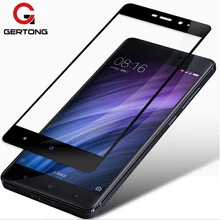 GerTong Full Cover Tempered Glass For Xiaomi Mi A1 Redmi 4X 4 Pro 4A 4 Redmi Note 4 Pro Note 4X Screen Protector Toughened Film