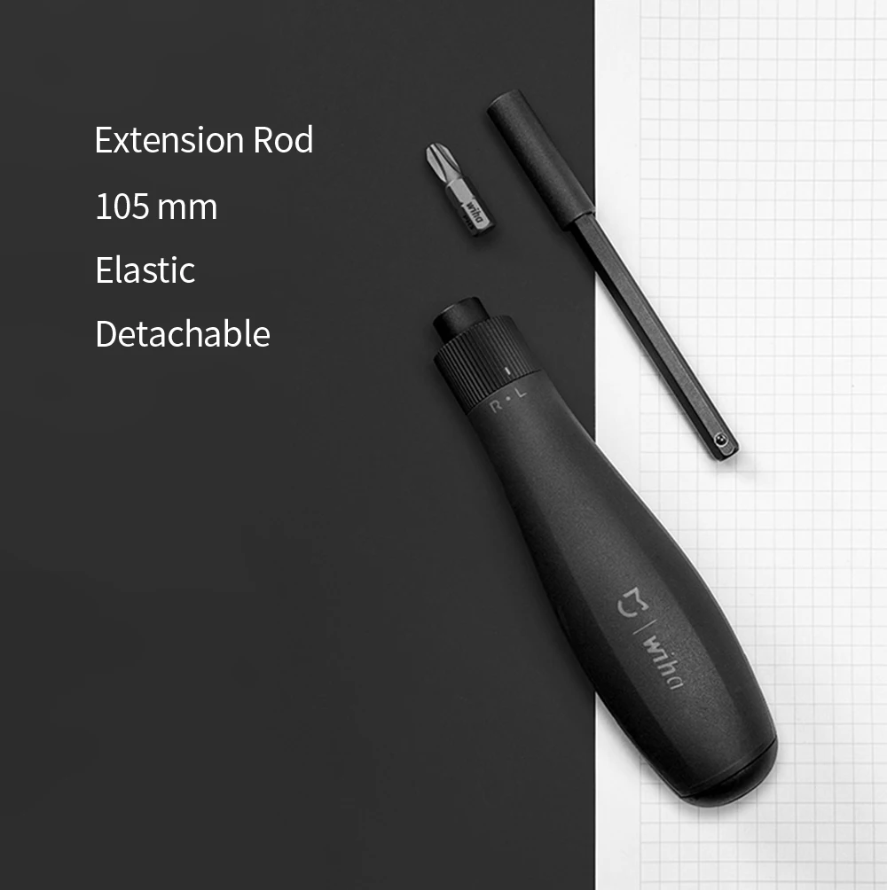 Xiaomi Mijia Wiha 8 в 1 Набор отверток прецизионные магнитные биты 8 в 1 ежедневное использование DIY Набор отверток для дома
