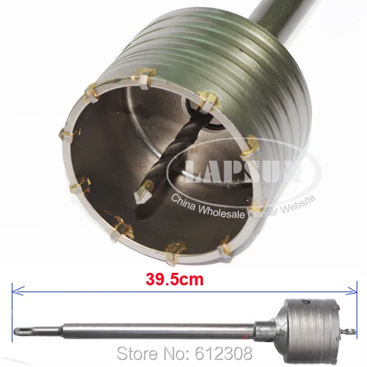 15 шт./компл. 30 мм-100 мм ударная стена сверло отверстие пилы+ 1 шт. Длинные SDS+ патрон-Арбор для стены кирпичная кладка камень комент
