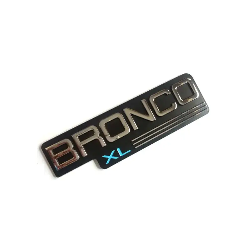 

1PC/LOT FREE SHIPPING ABS BRONCO XL Auto Emblem Badge Sticker Embleme