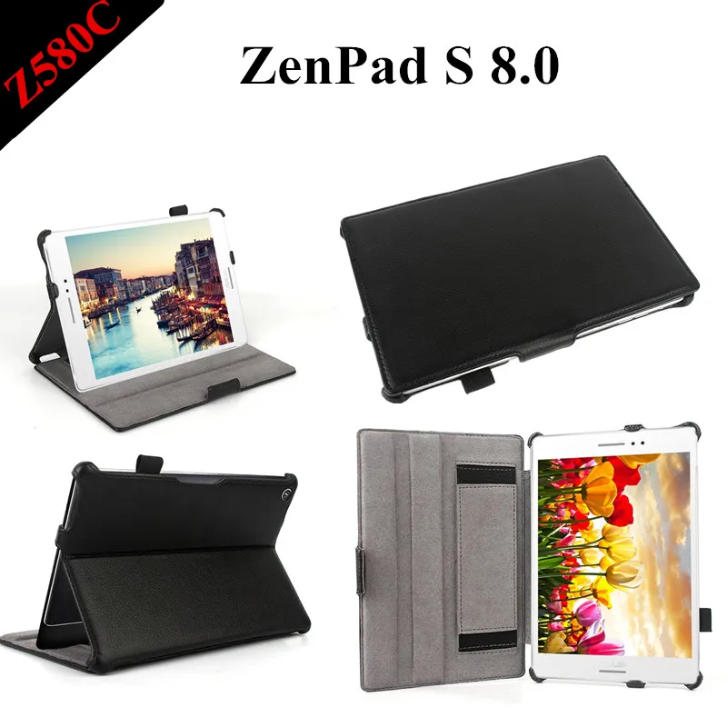

ZenPad S 8.0 Heat Setting Leather Case For ASUS Zenpad S 8.0'' Z580 Z580C Stand Tablet Cover Case +protector