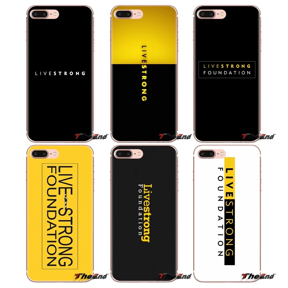 For HTC One U11 U12 X9 M7 M8 A9 M9 M10 E9 Plus Desire 630 530 626 628 816 820 830 Transparent Soft Cases Covers Livestrongs Logo |