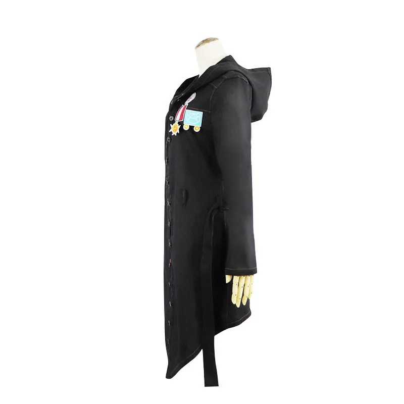  Game PUBG Player Unknown Battlegrounds Cloak Jeans Long Coat Denim Hooded Winner Chicken Dinner Era