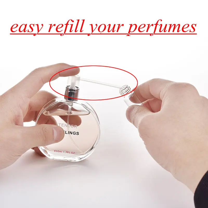 

10pcs/Pack Perfumes Refill Tools Perfume Diffuser Funnels Easy Fill Pump for Portable Perfume Bottle Cosmetic Tool