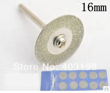 

10pcs/set ,16mm Diamond Grinding Slice Dremel Accessories for Rotary tools,Free shipping