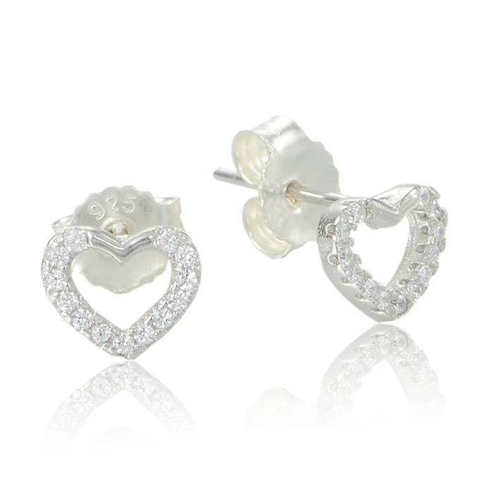 925 Sterling Silver Earrings Stud For Women Erfly Back 925 Sterling Silver Earrings Stud For Women Erfly Back Finding Heart Earring Free Shipping Fe232 Z30 In From Jewelry Accessories On