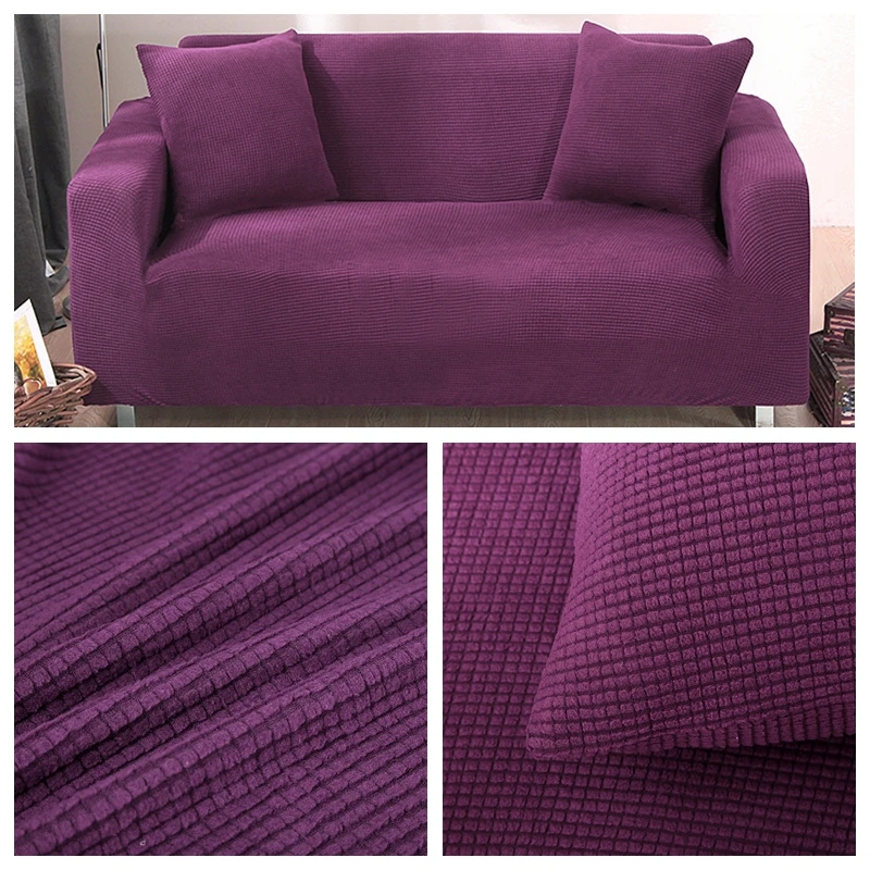 Lelen флисовый тканевый чехол для дивана, растягивающийся чехол для дивана с защитой от домашних животных, чехлы для диванов, моющиеся съемные чехлы для диванов, чехлы для влюбленных - Цвет: Pink